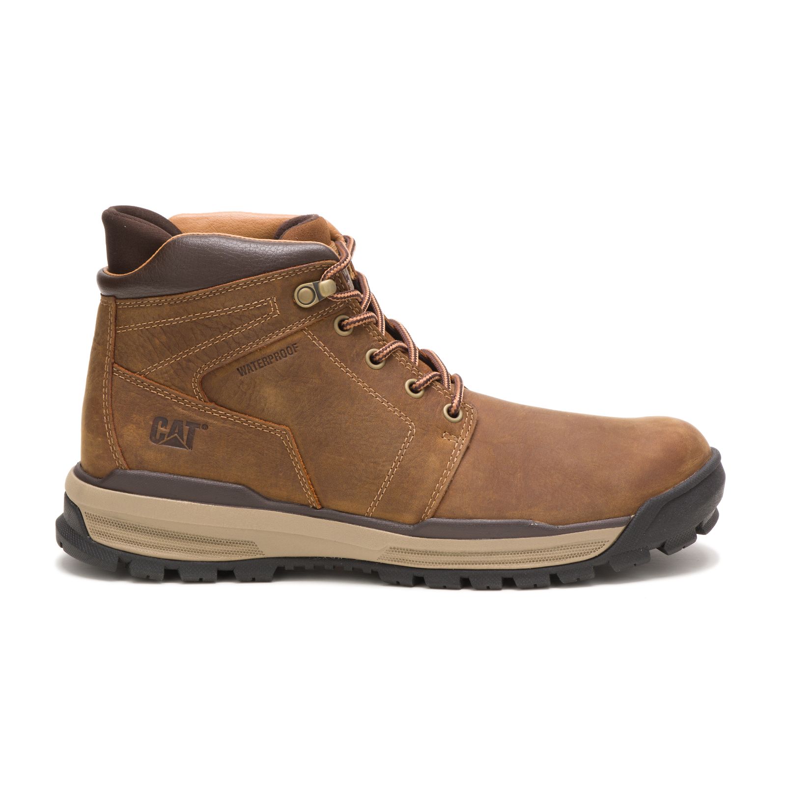 Caterpillar Men's Cohesion Ice+ Waterproof Thinsulate™ Casual Boots Brown CAT-78413